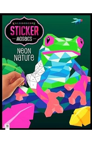 Kaleidoscope Sticker Mosaics: Neon Nature